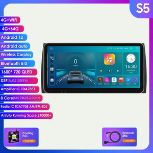 Planet Gates spain / 10.33inch S5 8GB 128GB Android 12 Car Multimedia Player 9 Inch Navigation For BMW E39 E53 M5 1995-2003 Radio Stereo BT GPS Wifi DSP SWC AM FM