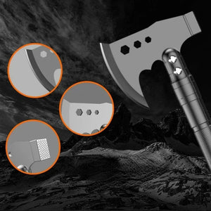 Planet Gates spain / SD-14-95 Outdoor Camping Shovel with Axe Multifunction Survival Tool Compass Aluminum Alloy Folding Spade Knife Snow Shovel Shoulder