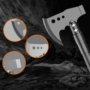 Planet Gates spain / SD-14-95 Outdoor Camping Shovel with Axe Multifunction Survival Tool Compass Aluminum Alloy Folding Spade Knife Snow Shovel Shoulder