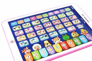 Planet Gates Spanish and English Spanish Alphabet Child Tablet Point Read Touch Enable Laptop Compluter Educational Toys Play Mobel Details for Children's Gifts