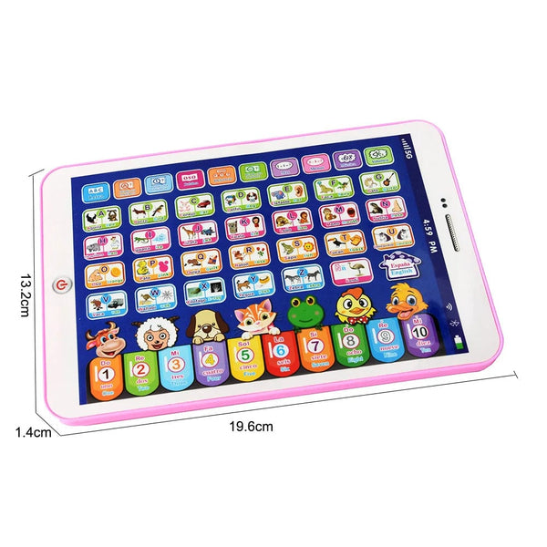 Planet Gates Spanish and English Spanish Alphabet Child Tablet Point Read Touch Enable Laptop Compluter Educational Toys Play Mobel Details for Children's Gifts