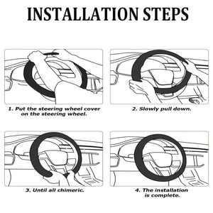 Planet Gates Sparkle And Shine: Inlaid Artificial Diamond Steering Wheel Cover For Women Car Accessories