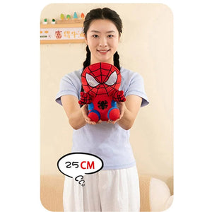 Planet Gates Spider Man Plush Dolls Toys 25CM Marvel Figure Model Plushies Stuffed Doll Home Room Decor Peluche Pillow Birthday Gifts
