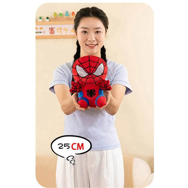 Planet Gates Spider Man Plush Dolls Toys 25CM Marvel Figure Model Plushies Stuffed Doll Home Room Decor Peluche Pillow Birthday Gifts