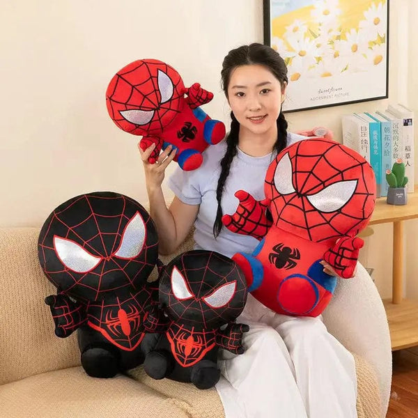 Planet Gates Spider Man Plush Dolls Toys 25CM Marvel Figure Model Plushies Stuffed Doll Home Room Decor Peluche Pillow Birthday Gifts