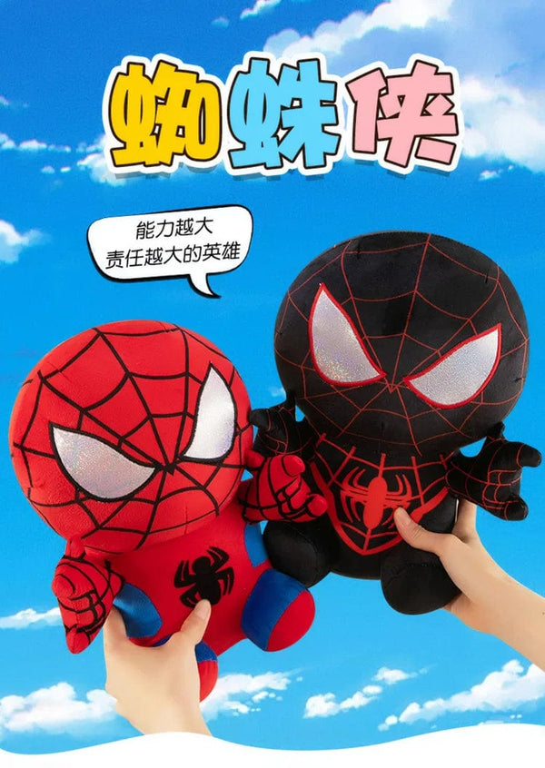 Planet Gates Spider Man Plush Dolls Toys 25CM Marvel Figure Model Plushies Stuffed Doll Home Room Decor Peluche Pillow Birthday Gifts