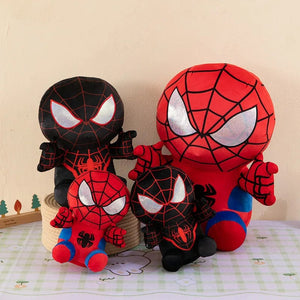 Planet Gates Spider Man Plush Dolls Toys 25CM Marvel Figure Model Plushies Stuffed Doll Home Room Decor Peluche Pillow Birthday Gifts