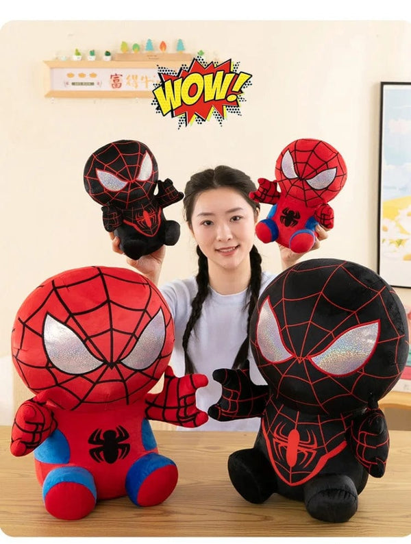 Planet Gates Spider Man Plush Dolls Toys 25CM Marvel Figure Model Plushies Stuffed Doll Home Room Decor Peluche Pillow Birthday Gifts