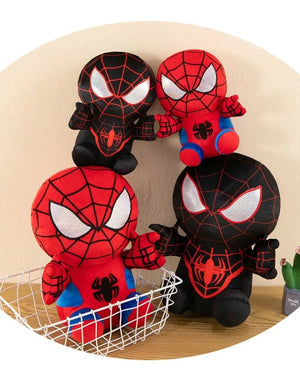 Planet Gates Spider Man Plush Dolls Toys 25CM Marvel Figure Model Plushies Stuffed Doll Home Room Decor Peluche Pillow Birthday Gifts