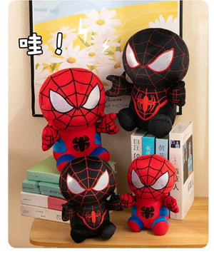 Planet Gates Spider Man Plush Dolls Toys 25CM Marvel Figure Model Plushies Stuffed Doll Home Room Decor Peluche Pillow Birthday Gifts