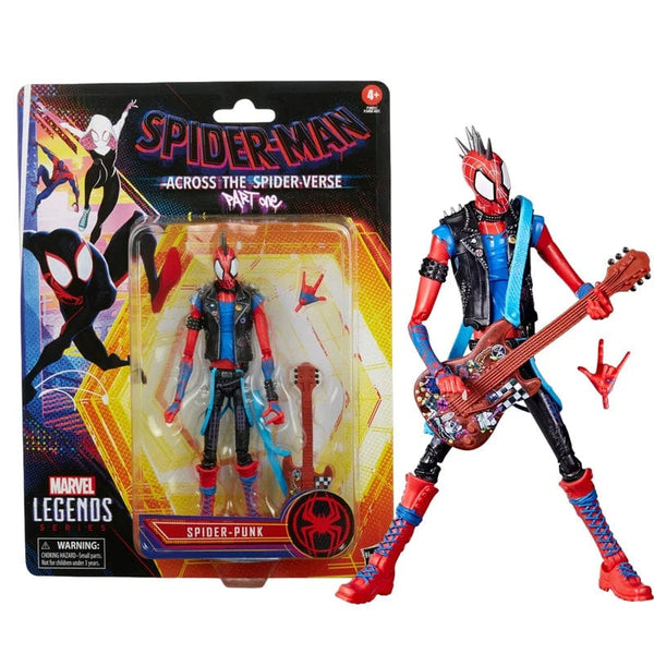 Planet Gates SPIDER PUNK Hasbro Spider Man 2099 Miguel O Hara legends Venom Deadpool Action Figure Toys Change Face Statue Model Doll kids for Toy Gift