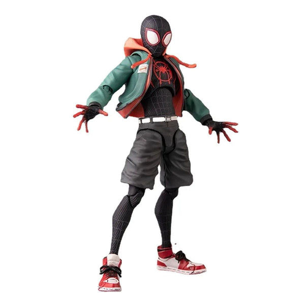 Planet Gates Spider Verse Miles Morales Action Figure Spider-Man：Into the Spider-Verse Spiderman Figurine Toys Kid's collection Gift