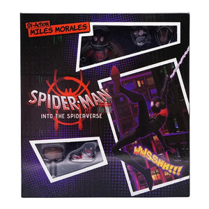 Planet Gates Spider Verse Miles Morales Action Figure Spider-Man：Into the Spider-Verse Spiderman Figurine Toys Kid's collection Gift