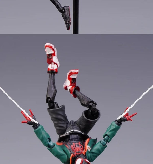 Planet Gates Spider Verse Miles Morales Action Figure Spider-Man：Into the Spider-Verse Spiderman Figurine Toys Kid's collection Gift