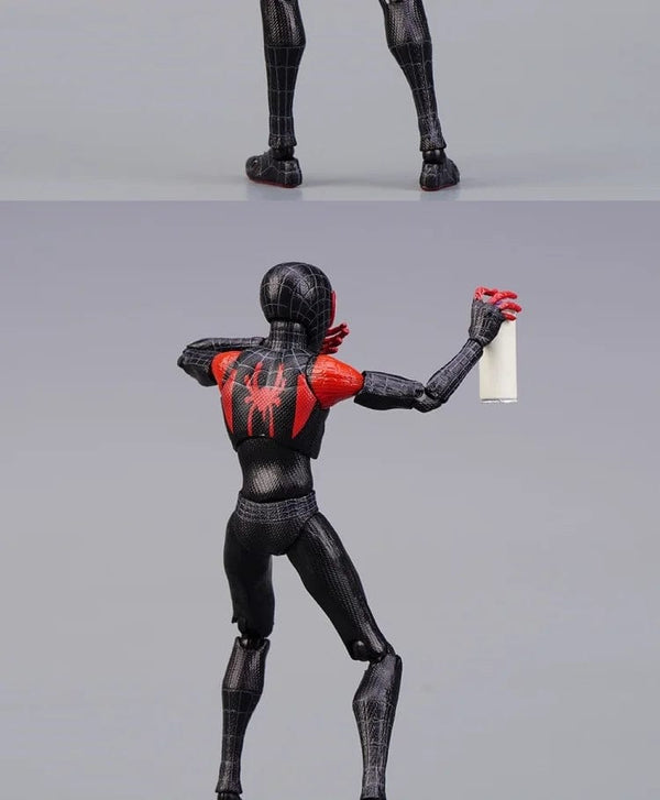 Planet Gates Spider Verse Miles Morales Action Figure Spider-Man：Into the Spider-Verse Spiderman Figurine Toys Kid's collection Gift
