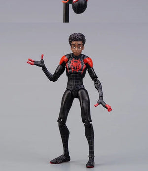 Planet Gates Spider Verse Miles Morales Action Figure Spider-Man：Into the Spider-Verse Spiderman Figurine Toys Kid's collection Gift