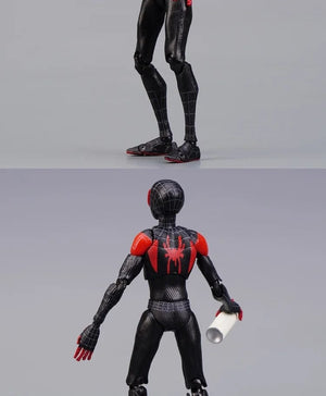 Planet Gates Spider Verse Miles Morales Action Figure Spider-Man：Into the Spider-Verse Spiderman Figurine Toys Kid's collection Gift