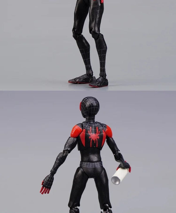 Planet Gates Spider Verse Miles Morales Action Figure Spider-Man：Into the Spider-Verse Spiderman Figurine Toys Kid's collection Gift