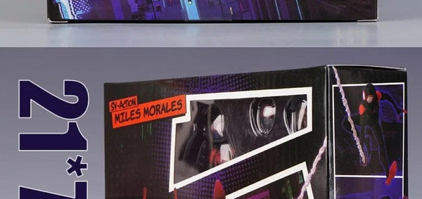 Planet Gates Spider Verse Miles Morales Action Figure Spider-Man：Into the Spider-Verse Spiderman Figurine Toys Kid's collection Gift