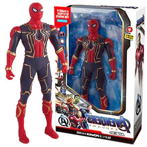 Planet Gates SpiderMan boxed 17 Cm Children Toys Marvel Anime Figures Spiderman Hulk Action Figure Iron Man Cartoon Kids Toy Christmas Gift Glow Doll Hobbies