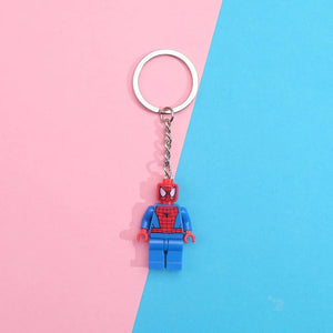 Planet Gates SpiderMan Cartoon Anime Marvel Spider-Man Batman superman Iron Man Wolverine Captain America Pendant Key ring pendant Backpack pendant toy