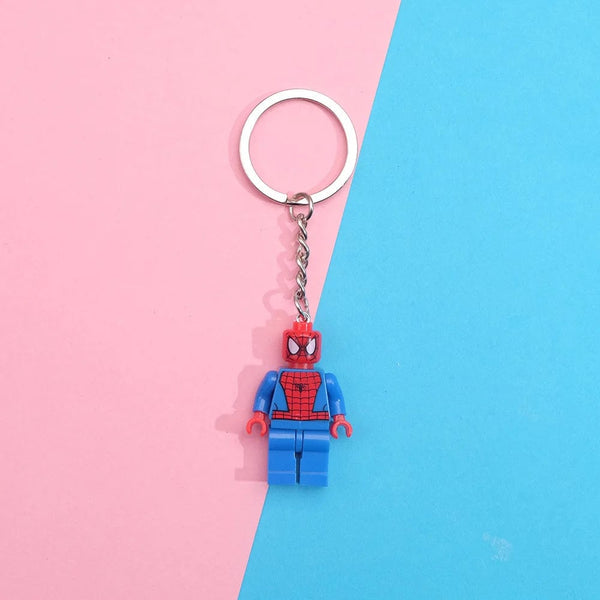 Planet Gates SpiderMan Cartoon Anime Marvel Spider-Man Batman superman Iron Man Wolverine Captain America Pendant Key ring pendant Backpack pendant toy