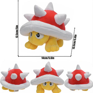 Planet Gates Spiny Koopa Turtle / CHINA / 11cm-30cm New Mario Bros Plush Koopa Troopa Bulrush Chain Chomp Armad Bullet Bill Bob-omb Dry Bones Stuffed Dolls Soft Toys Birthday Gift