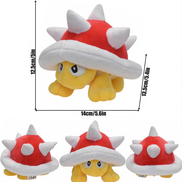Planet Gates Spiny Koopa Turtle / CHINA / 11cm-30cm New Mario Bros Plush Koopa Troopa Bulrush Chain Chomp Armad Bullet Bill Bob-omb Dry Bones Stuffed Dolls Soft Toys Birthday Gift