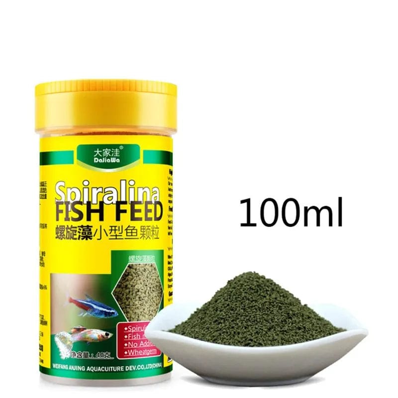 Planet Gates Spirulina Food Tropical Fish Nutrition For Aquarium Fish Tank Color Enhanced Food