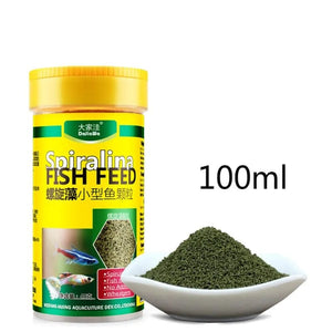 Planet Gates Spirulina Food Tropical Fish Nutrition For Aquarium Fish Tank Color Enhanced Food