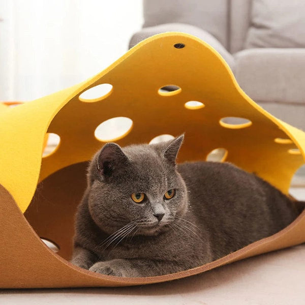 Planet Gates Splicing Cat Toy Felt Pom Nest Deformable Kitten Tunnel Collapsible Tube House Tunnel Interactive Pet Pusscat Security Sense