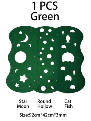 Planet Gates Splicing Cat Toy Felt Pom Nest Deformable Kitten Tunnel Collapsible Tube House Tunnel Interactive Pet Pusscat Security Sense