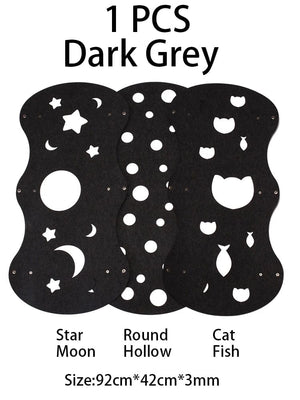 Planet Gates Splicing Cat Toy Felt Pom Nest Deformable Kitten Tunnel Collapsible Tube House Tunnel Interactive Pet Pusscat Security Sense