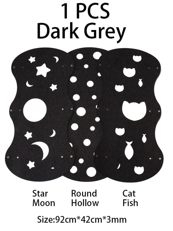 Planet Gates Splicing Cat Toy Felt Pom Nest Deformable Kitten Tunnel Collapsible Tube House Tunnel Interactive Pet Pusscat Security Sense