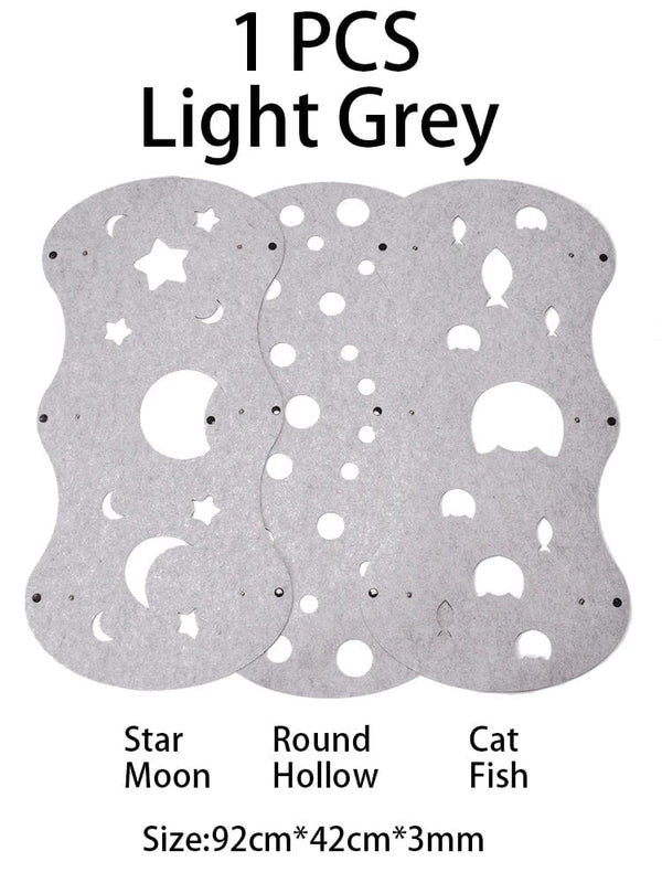 Planet Gates Splicing Cat Toy Felt Pom Nest Deformable Kitten Tunnel Collapsible Tube House Tunnel Interactive Pet Pusscat Security Sense