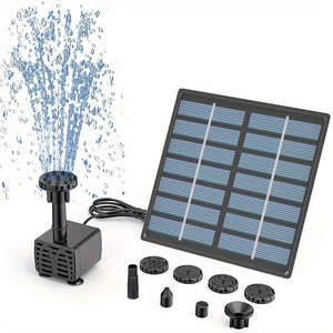 Planet Gates Split 1.5W-11*11cm 1pc Solar Panel Power Water Fountain 7V 1.5W 200L/H Water Pump Aquarium Pool Garden Pond Floating Submersible Pump