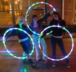 Planet Gates Sport Hoop loose weight materiel sport fitness hoop equipment yoga Circle 90CM 7Color aro LED Flashing Sport body building Ring