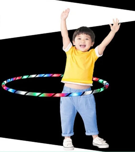 Planet Gates Sport Hoop loose weight materiel sport fitness hoop equipment yoga Circle 90CM 7Color aro LED Flashing Sport body building Ring