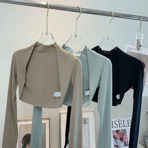 Planet Gates Sports Cardigan Yoga Coat Outdoor Shirts Gym Workout Running Women Blouse Quick Dry Clothing Long Sleeves Tops