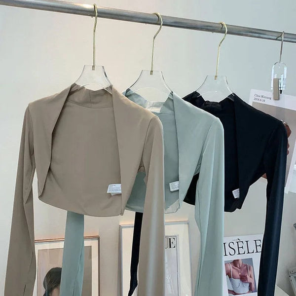 Planet Gates Sports Cardigan Yoga Coat Outdoor Shirts Gym Workout Running Women Blouse Quick Dry Clothing Long Sleeves Tops