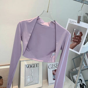 Planet Gates Sports Cardigan Yoga Coat Outdoor Shirts Gym Workout Running Women Blouse Quick Dry Clothing Long Sleeves Tops