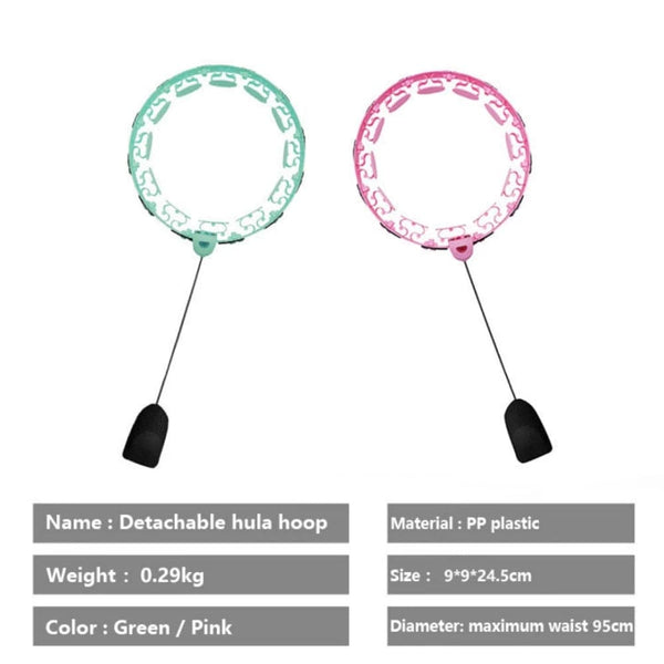 Planet Gates Sports Hoop Waist Trainer Exercise At Home Sport Weights Slimming Belly Portable Fitness Equipment Body Building Entertainment