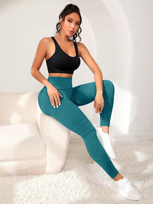 Planet Gates Sports Pants With Sexy Lines Lifting Buttocks Sports Tight Pants Women's High Waisted Elastic Fitness Pants Running Yoga Pants