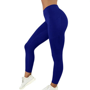 Planet Gates Sportswear Woman Gym Leggings Pocketed Yoga Pants Fitness Running Pants Stretchy Sportswear Plus Size Sports Gym Pant for Women