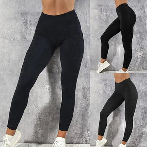 Planet Gates Sportswear Woman Gym Leggings Pocketed Yoga Pants Fitness Running Pants Stretchy Sportswear Plus Size Sports Gym Pant for Women