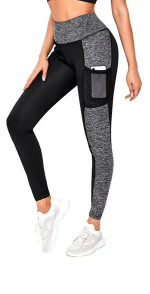 Planet Gates Sportswear Woman Gym Leggings Pocketed Yoga Pants Fitness Running Pants Stretchy Sportswear Plus Size Sports Gym Pant for Women