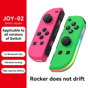 Planet Gates Spray soldier STORM WYRM Bluetooth Joystick for Switch NS Game Left and Right Wireless Small Handle With RGB LIght JOY-02