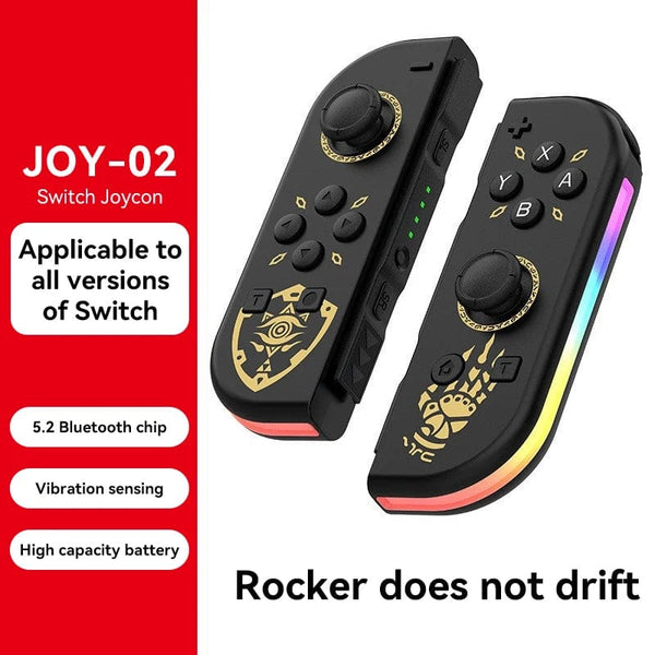 Planet Gates Spray soldier STORM WYRM Bluetooth Joystick for Switch NS Game Left and Right Wireless Small Handle With RGB LIght JOY-02