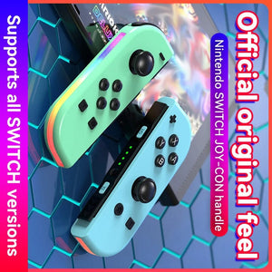 Planet Gates Spray soldier STORM WYRM Bluetooth Joystick for Switch NS Game Left and Right Wireless Small Handle With RGB LIght JOY-02