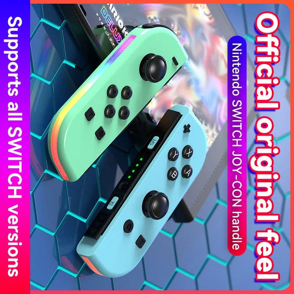 Planet Gates Spray soldier STORM WYRM Bluetooth Joystick for Switch NS Game Left and Right Wireless Small Handle With RGB LIght JOY-02
